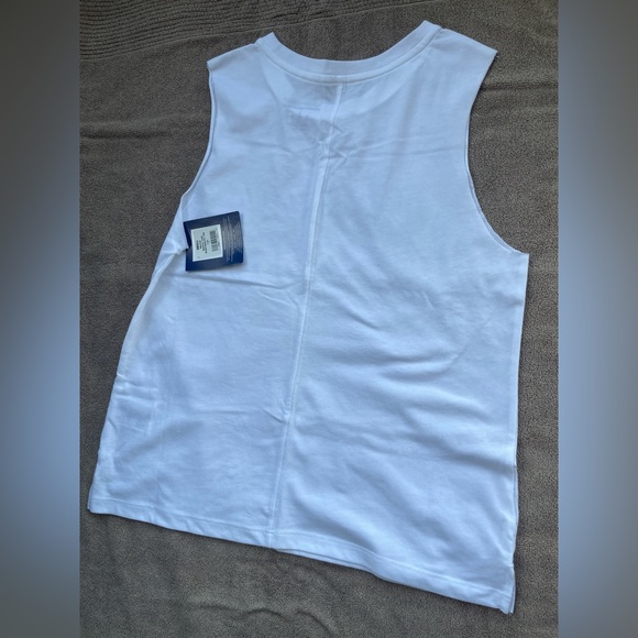 Champion White tee with logo. Size: S New with tag - Picture 2 of 2